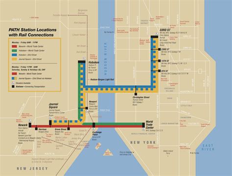 Nj Path Train Map Map Of The World