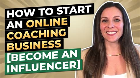 How To Start An Online Coaching Business Become An Influencer Youtube