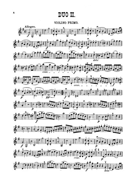 Pleyel Six Easy Duets Op 8 By Ignaz Josef Pleyel Violin Digital