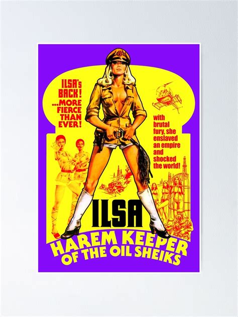 Ilsa Harem Keeper Of The Oil Shieks 1976 Poster By Shnooks Redbubble