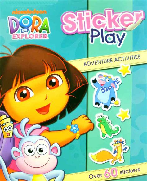 Nickelodeon Dora The Explorer Sticker Play Book Ages 3 Years