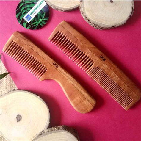 Buy Ucs Neem Wood Comb Online At Low Prices In India Hair Comb Set