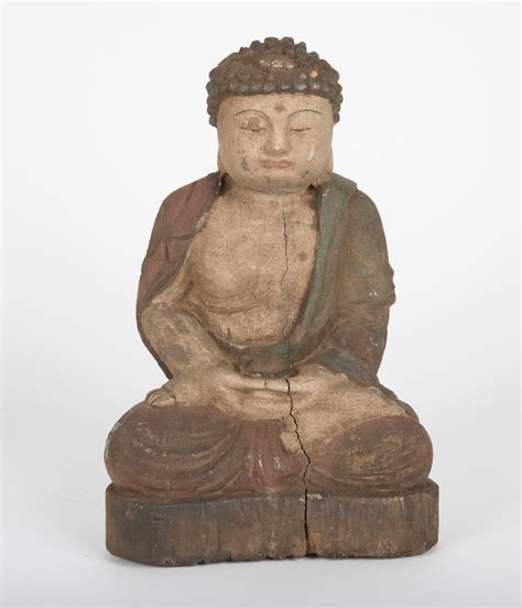 Carved Wooden Buddha Avery And Dash Collections