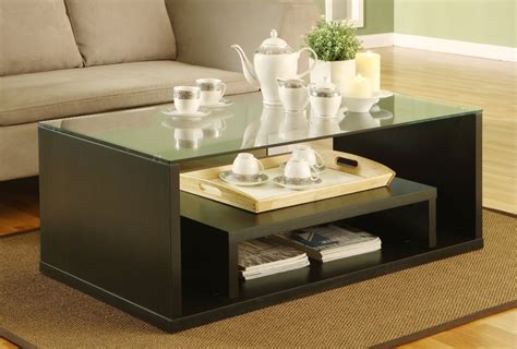 Contemporary Glass Coffee Tables Adding More Style Into