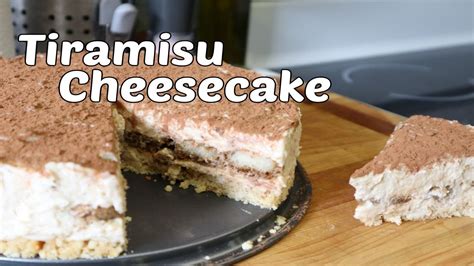 Tiramisu Cheesecake No Bake Youtube