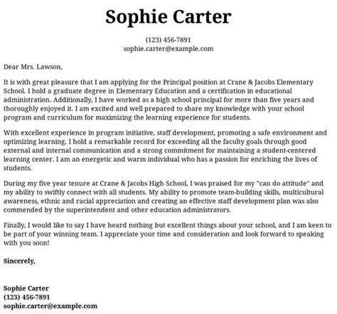 45 Resume Cover Letter Template For High School Students For Your