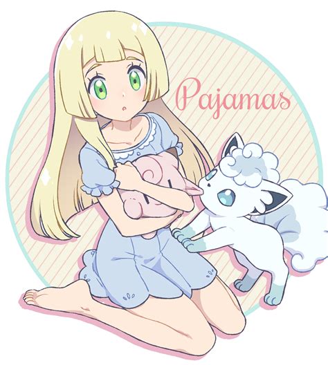 Lillie Alolan Vulpix And Clefairy Pokemon And More Drawn By