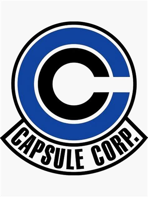 Capsule Corp Logo Sticker By Duhalt Redbubble