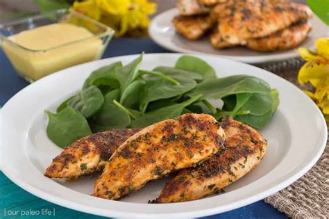 Enjoy intense flavor and really juicy, tender meat. Easy Pan-Fried Chicken Tenders (Dairy and Gluten Free) Paleo Recipe