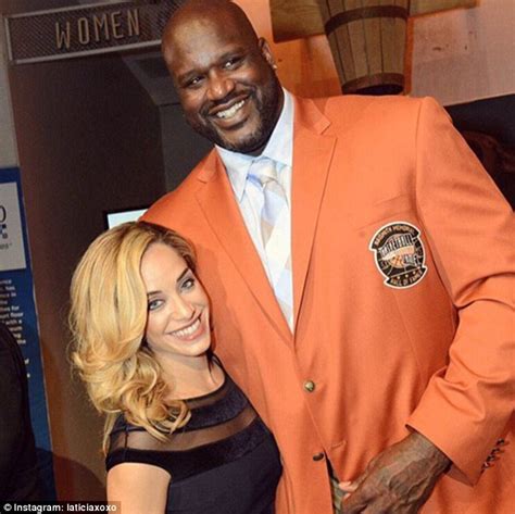 Shaquille Oneal Towers Over 5ft 6in Girlfriend Laticia Rolle On Miami