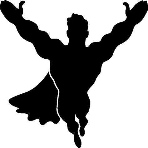 Superhero Clip Art Vector Graphics Silhouette Superman Silhouette Png Images And Photos Finder