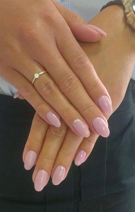Oval Pastel Pink Nails Acrylic Nail Tutorial Business Inquiries