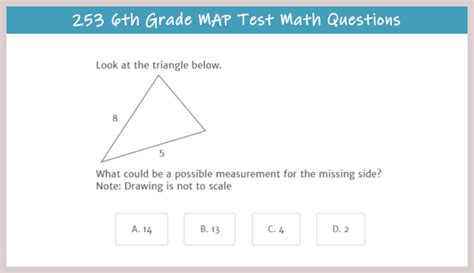 Map Test Practice For 6th Grade Testprep Online
