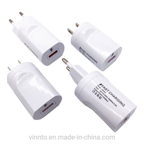 Cell Phone Wall Charger Parts Us Eu Socket Fast Charging Mobile Adapter