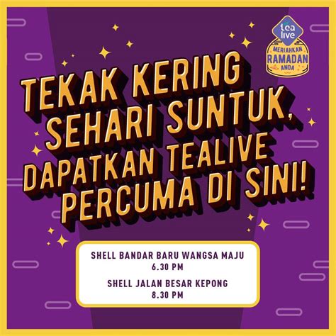 This area is surrounded by setapak, taman melati and gombak district in selangor. FREE Tealive Drink Giveaway (First 100) @ Shell 6:30PM ...