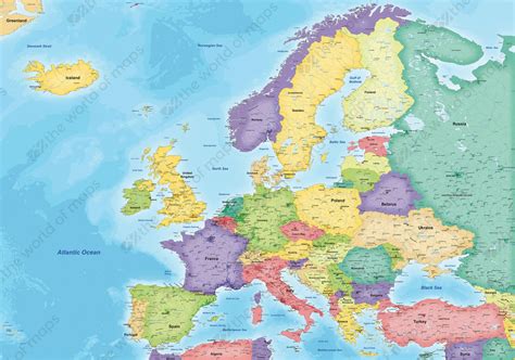 .474 публикаций — посмотрите в instagram фото и видео europe (@officialeuropetheband). Digital Map Europe 840 | The World of Maps.com