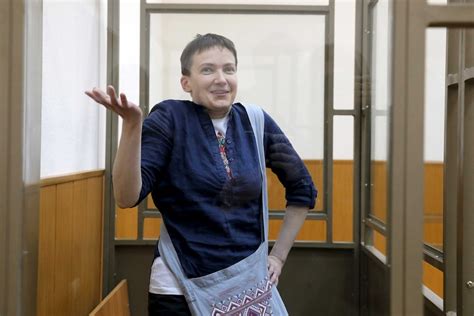 Nadiya Savchenko Trial Russian Court Sentences Ukrainian Pilot To 22 Years In Jail For