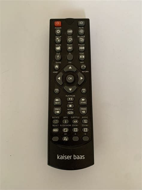 Kaiser Bass Remote Control For Media Player – Retro Unit