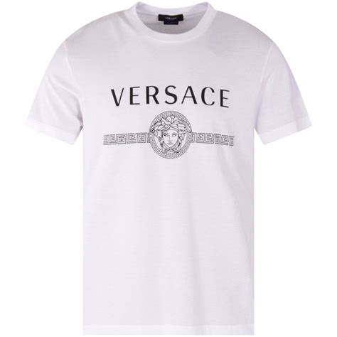 Versace White Medusa Logo T Shirt Men From Brother2brother Uk
