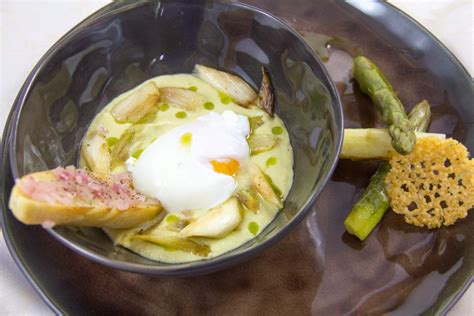 Oeuf parfait basse température aux asperges