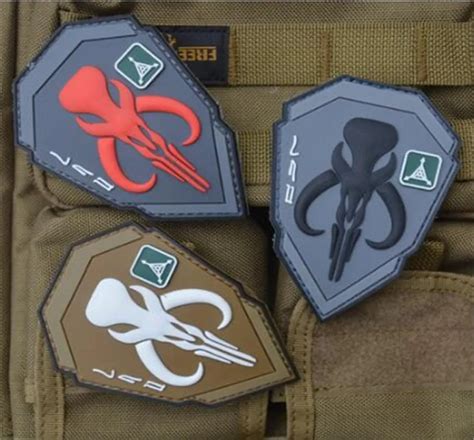 3d Pvc Badge Bounty Hunter Badges For Clothing Backpack Caps Fabric