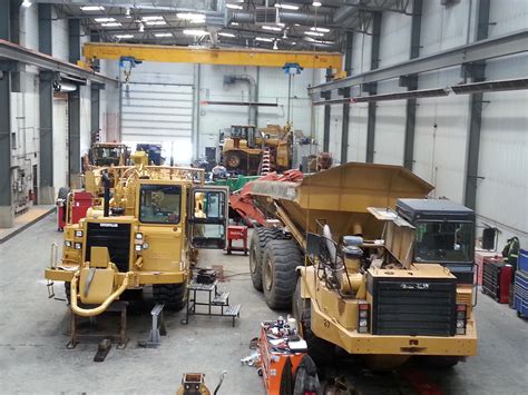 Some heavy equipment in the shop for repairs. | Heavy equipment, Heavy equipment mechanic 