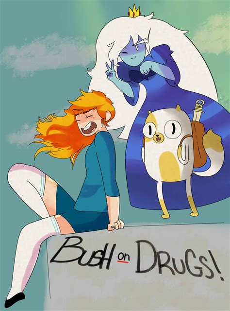 Adventure Time W Ice Queen By Bushondrugs On Deviantart