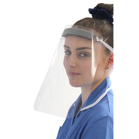 Washable in soap + water. Duraweld Face Shield Visor - 400 Micron