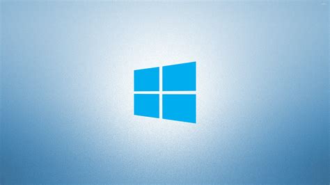 Windows 10 on light blue simple blue logo wallpaper - Computer ...