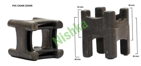 Nishka Black 35 And 40 Mm Chair Pvc Cover Block Size 35 Mm At Rs 35
