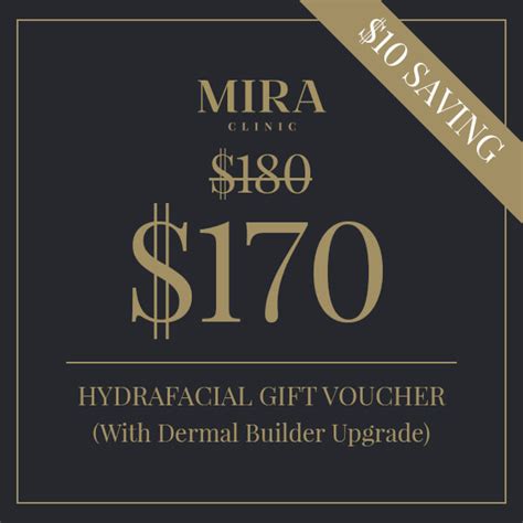 170 Hydrafacial With Dermal Builder Upgrade Mira Clinic