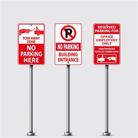 Custom Parking Signs Rayacom Printsignspackaging