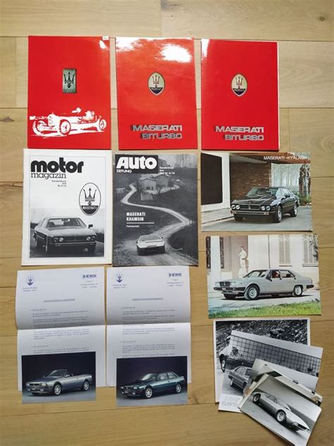 Brochures Catalogues Maserati Biturbo Spyder Catawiki
