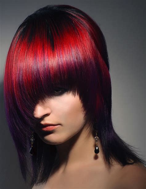 Purple and brown hair are a match made in hair heaven. 17 Fiery Red Hair Highlights Ideas