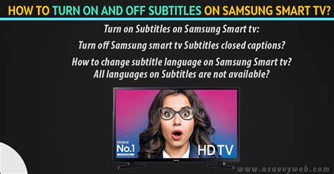 (✓) learn how to get subtitles on itv hub (✓) steps for enabling itv hub subtitles on turning on your itv hub subtitles is pretty easy and straightforward. How to turn on and off subtitles on Samsung Smart tv? - A ...