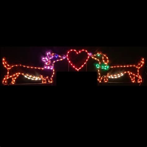 See more ideas about dachshund, wiener dog, dachshund love. LED Outdoor Christmas Decorations - Lighted Valentines Day ...
