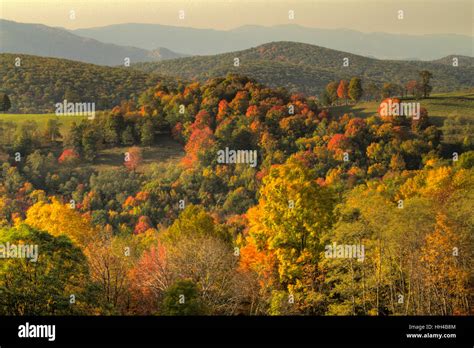 Autumn In The Mountains Of Appalachia Stock Photo Alamy