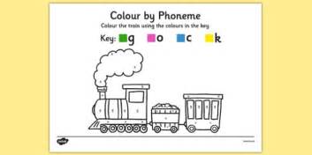 Colour By Phoneme Train Phase 2 G O C K Teacher Made