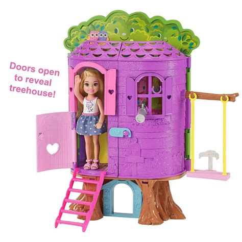 Barbie Chelsea Treehouse Portable Playset Barbie Dolls