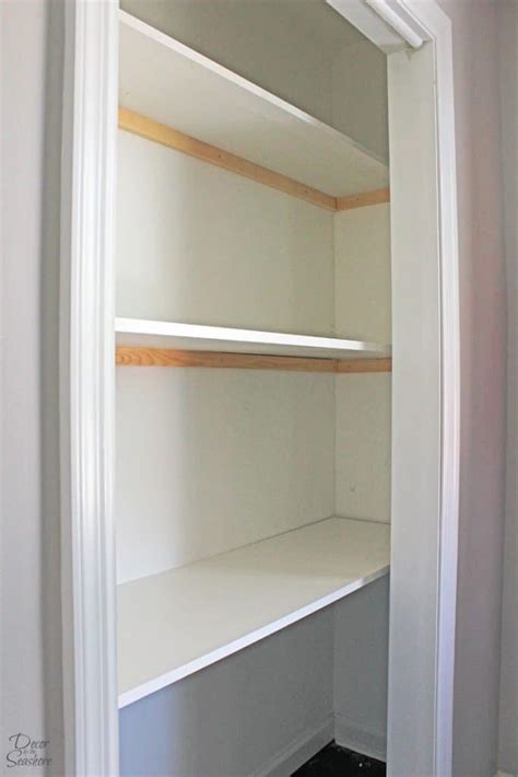 However, i've seen a lot of diy closet tutorials once you've planned your closet (which i talk about below), the first step is to get some 3/4″ mdf sheets and cut them down into shelves. How to Make Custom Closet Shelves | DIY Closet Shelves