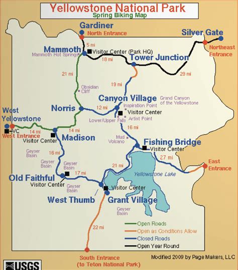 Map Of Top 10 Things To See In Yellowstone London Top Attractions Map