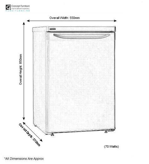 Wondering what refrigerator dimensions best fit in your space? Under Counter Fridge Hire - Concept Furniture, Hire ...