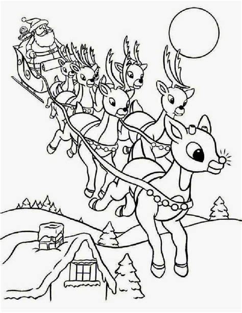 Coloring Pages: Reindeer Coloring Pages Free and Printable