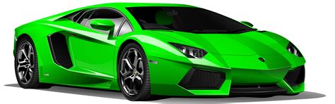 Bright Green Sports Car Clip Art Image - ClipSafari
