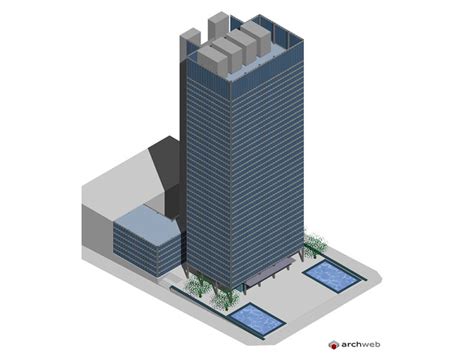 Seagram Building 3d Model Archweb