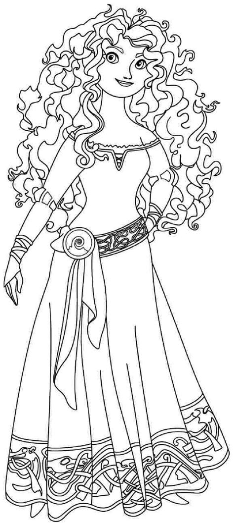 Https://techalive.net/coloring Page/merida Brave Coloring Pages