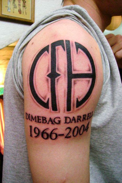 Dimebag Darrell Inspired Tattoos 84 Photos Xaxor Fan Tattoo