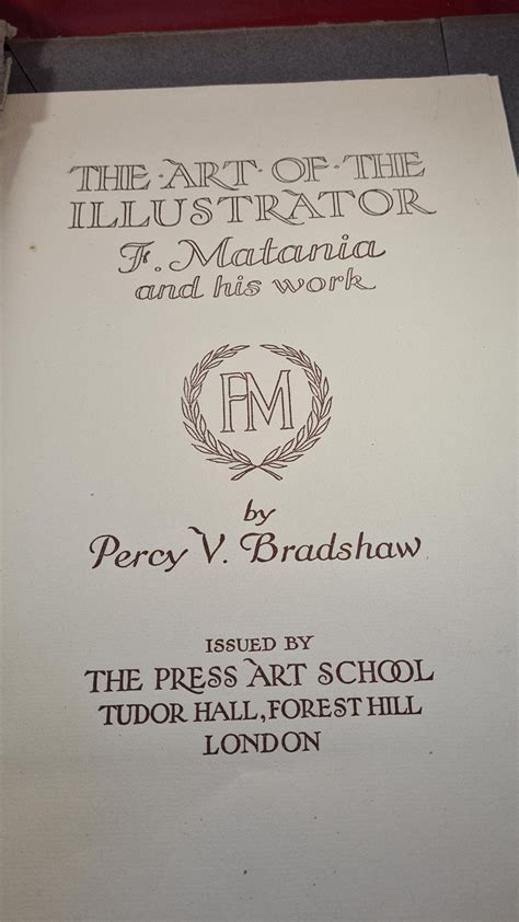 Percy V Bradshaw F Matania And His Work The Art Of The Illustrator