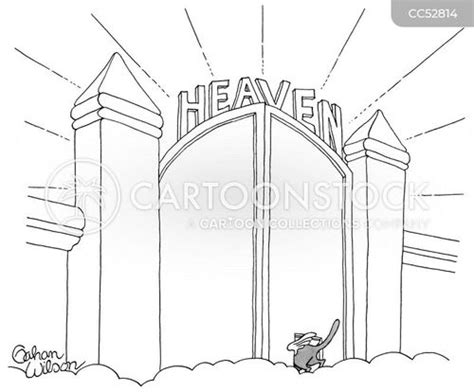 Cartoon Heaven Gates