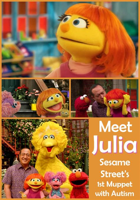 Sesame Street Welcomes A NEW Muppet Julia A Year Old With Autism